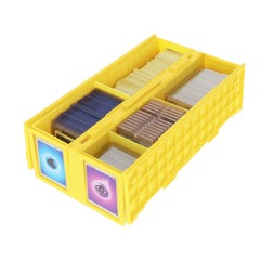 BCW Collectible Plastic Card Bin - 1600 ct. - Yellow